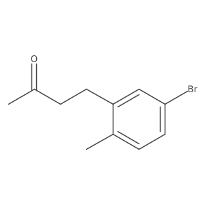 4-(5-Bromo-2-methylphenyl)butan-2-one Structure