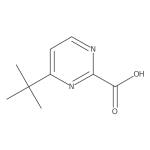 4-(Tert-butyl)pyrimidine-2-carboxylic acid结构式
