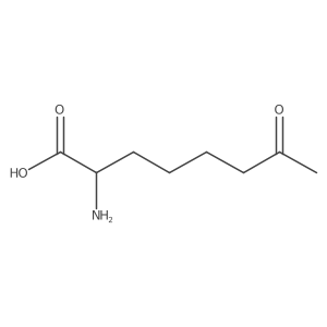 2-Amino-7-oxooctanoic acid结构式