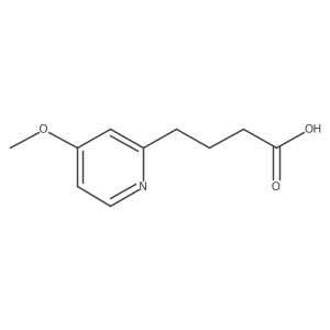 4-(4-Methoxypyridin-2-yl)butanoic acid结构式