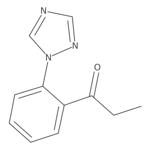 1-[2-(1H-1,2,4-Triazol-1-YL)phenyl]propan-1-one Structure