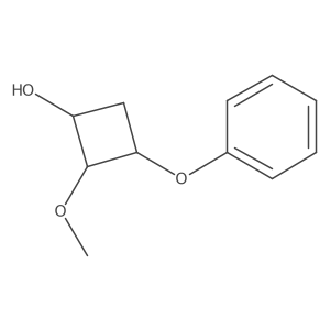 2-Methoxy-3-phenoxycyclobutan-1-ol Structure