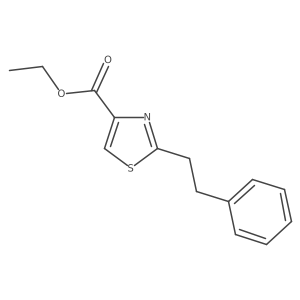 Ethyl 2-Phenethylthiazole-4-carboxylate Structure