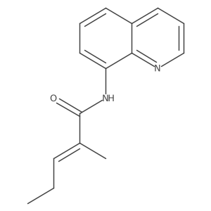 (E)-2-Methyl-N-(quinolin-8-yl)pent-2-enamide Structure