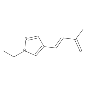 4-(1-ethyl-1H-pyrazol-4-yl)but-3-en-2-one Structure