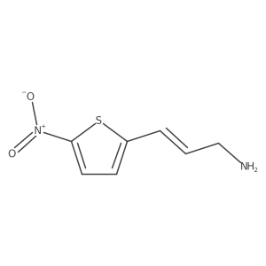 3-(5-Nitrothiophen-2-yl)prop-2-en-1-amine结构式