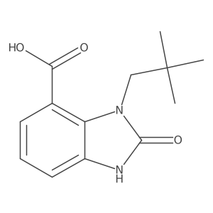 3-(2,2-dimethylpropyl)-2-oxo-2,3-dihydro-1H-1,3-benzodiazole-4-carboxylic acid Structure