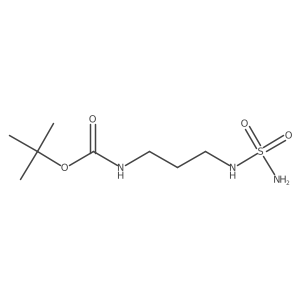 tert-butyl N-[3-(sulfamoylamino)propyl]carbamate Structure