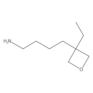 4-(3-ethyloxetan-3-yl)butan-1-amine结构式