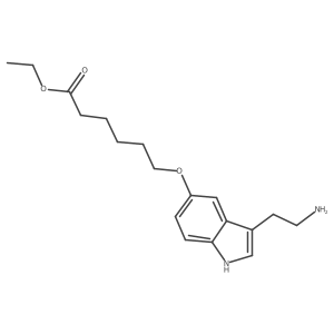 ethyl 6-[3-(2-aminoethyl)-1H-indol-5-yloxy]hexanoate Structure