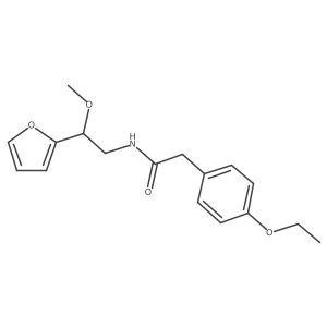 2-(4-ethoxyphenyl)-N-[2-(furan-2-yl)-2-methoxyethyl]acetamide Structure
