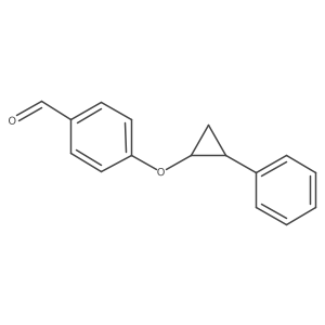 4-(2-Phenylcyclopropoxy)benzaldehyde结构式