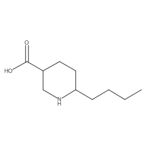 6-Butylpiperidine-3-carboxylic acid Structure