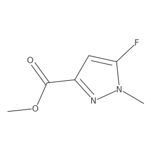 Methyl 5-fluoro-1-methyl-1H-pyrazole-3-carboxylate Structure