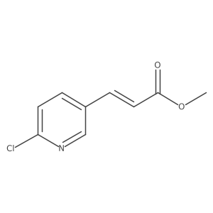 (E)-Methyl 3-(6-chloropyridin-3-yl)acrylate Structure