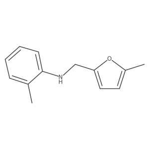 2-Methyl-N-[(5-methylfuran-2-YL)methyl]aniline Structure