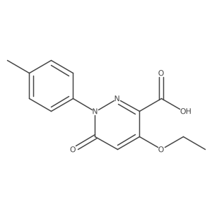 4-Ethoxy-1-(4-methylphenyl)-6-oxo-1,6-dihydropyridazine-3-carboxylic acid Structure