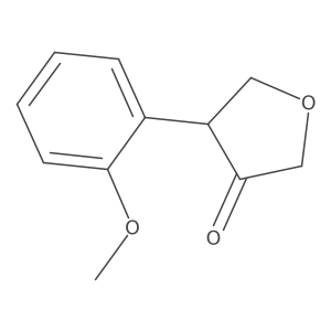 4-(2-Methoxyphenyl)oxolan-3-one Structure