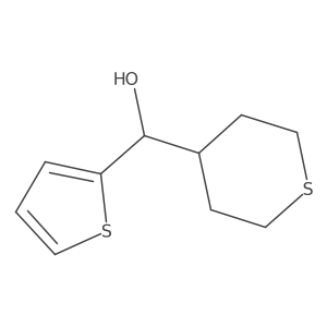 (tetrahydro-2H-thiopyran-4-yl)(thiophen-2-yl)methanol Structure