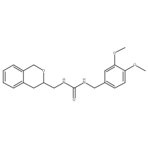 1-(3,4-Dimethoxybenzyl)-3-(isochroman-3-ylmethyl)urea Structure