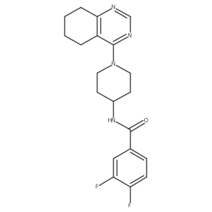 3,4-difluoro-N-(1-(5,6,7,8-tetrahydroquinazolin-4-yl)piperidin-4-yl)benzamide Structure