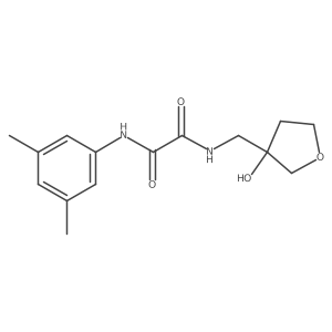 N1-(3,5-dimethylphenyl)-N2-((3-hydroxytetrahydrofuran-3-yl)methyl)oxalamide结构式