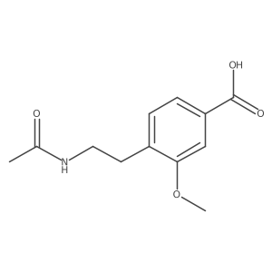 4-(2-Acetamidoethyl)-3-methoxybenzoic acid Structure