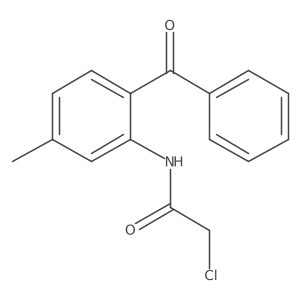 N-(2-benzoyl-5-methylphenyl)-2-chloroacetamide Structure