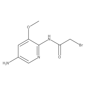 N-(5-amino-3-methoxypyridin-2-yl)-2-bromoacetamide Structure