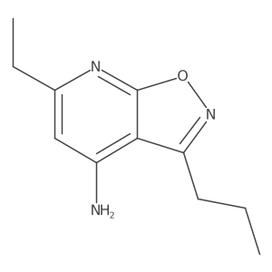 6-Ethyl-3-propyl-[1,2]oxazolo[5,4-b]pyridin-4-amine结构式
