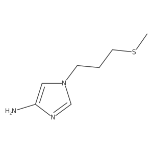 1-[3-(methylsulfanyl)propyl]-1H-imidazol-4-amine结构式