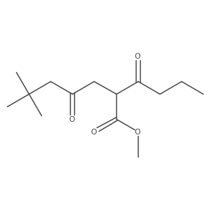 Methyl 2-butanoyl-6,6-dimethyl-4-oxoheptanoate Structure