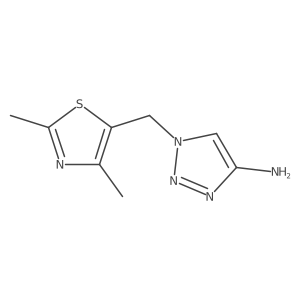 1-[(dimethyl-1,3-thiazol-5-yl)methyl]-1H-1,2,3-triazol-4-amine Structure