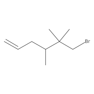 6-Bromo-4,5,5-trimethylhex-1-ene结构式