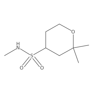 N,2,2-trimethyloxane-4-sulfonamide Structure