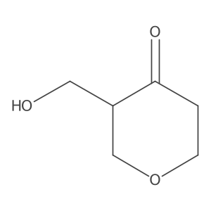 3-(Hydroxymethyl)oxan-4-one Structure
