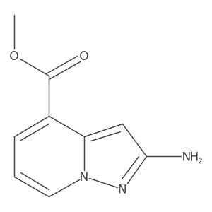 Methyl 2-aminopyrazolo[1,5-a]pyridine-4-carboxylate结构式