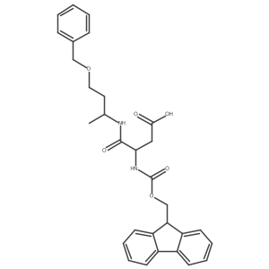 3-{[4-(benzyloxy)butan-2-yl]carbamoyl}-3-({[(9H-fluoren-9-yl)methoxy]carbonyl}amino)propanoic acid Structure
