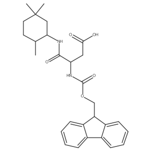 3-({[(9H-fluoren-9-yl)methoxy]carbonyl}amino)-3-[(2,5,5-trimethylcyclohexyl)carbamoyl]propanoic acid结构式