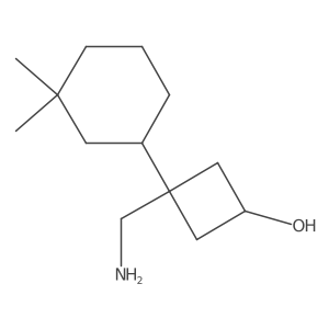 3-(aminomethyl)-3-(3,3-dimethylcyclohexyl)cyclobutanol结构式