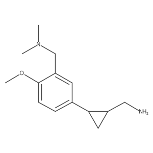 (2-{3-[(Dimethylamino)methyl]-4-methoxyphenyl}cyclopropyl)methanamine结构式