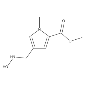 methyl 4-[(hydroxyamino)methyl]-1-methyl-1H-pyrrole-2-carboxylate Structure
