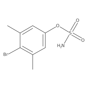4-Bromo-3,5-dimethylphenyl sulfamate Structure