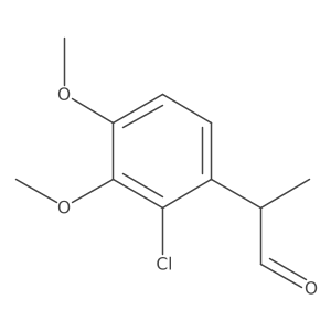 2-(2-Chloro-3,4-dimethoxyphenyl)propanal结构式