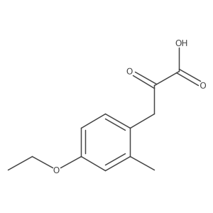 3-(4-Ethoxy-2-methylphenyl)-2-oxopropanoic acid结构式