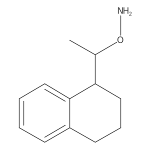 O-[1-(1,2,3,4-tetrahydronaphthalen-1-yl)ethyl]hydroxylamine Structure