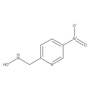 N-[(5-nitropyridin-2-yl)methyl]hydroxylamine结构式