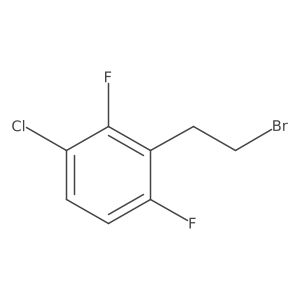 2-(2-Bromoethyl)-4-chloro-1,3-difluorobenzene结构式
