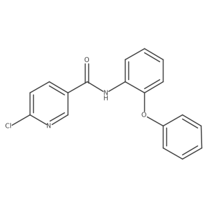 6-Chloro-n-(2-phenoxyphenyl)nicotinamide结构式