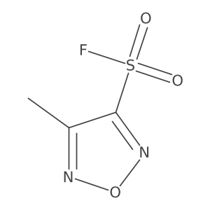 4-Methyl-1,2,5-oxadiazole-3-sulfonyl fluoride结构式